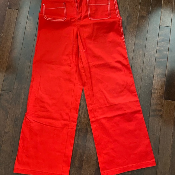 Zara Red Pants - Picture 6 of 6